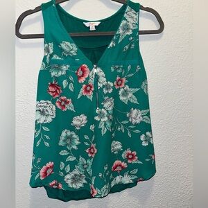 Turquoise floral Women’s blouse